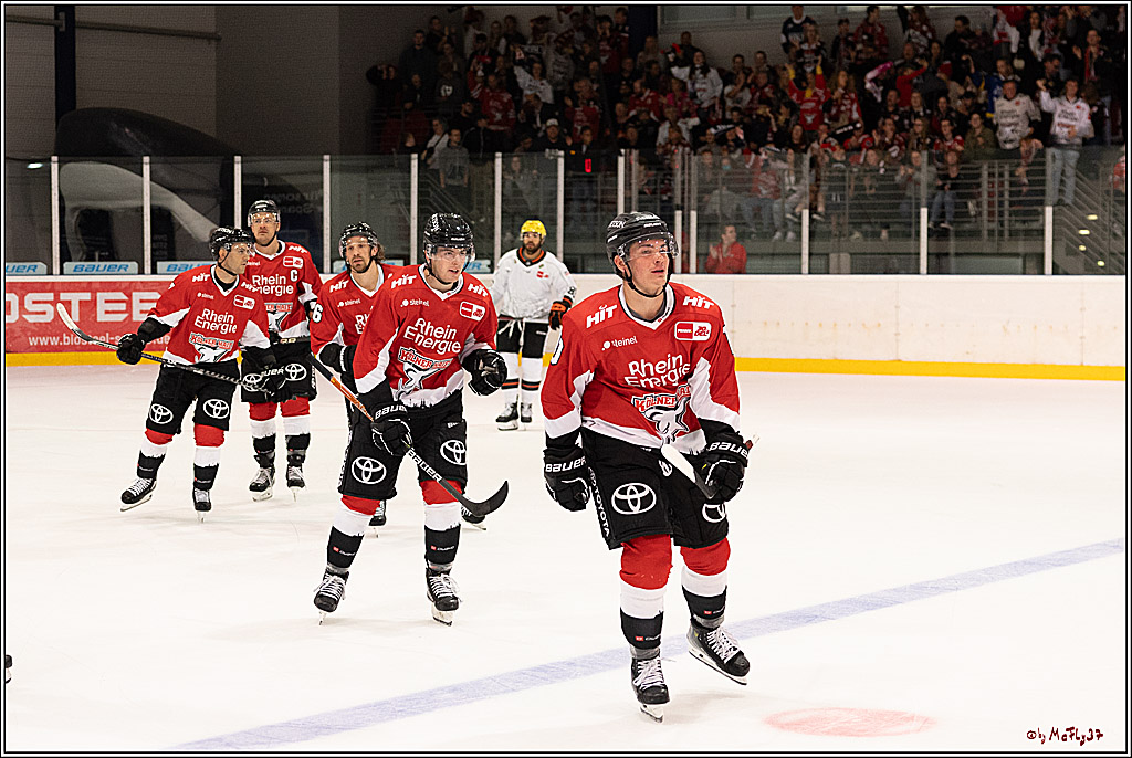 PENNY DEL 1. Testspiel Koelner Haie - Loewen Frankfurt; Koeln, 27.08.2023